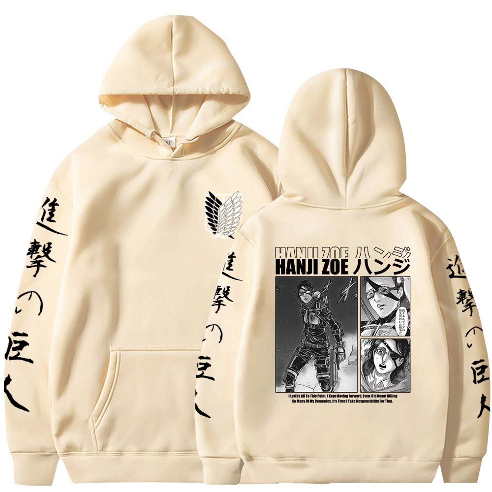 Hoodie Shingeki no Kyojin Hanji Zoe Bataillon d'exploration