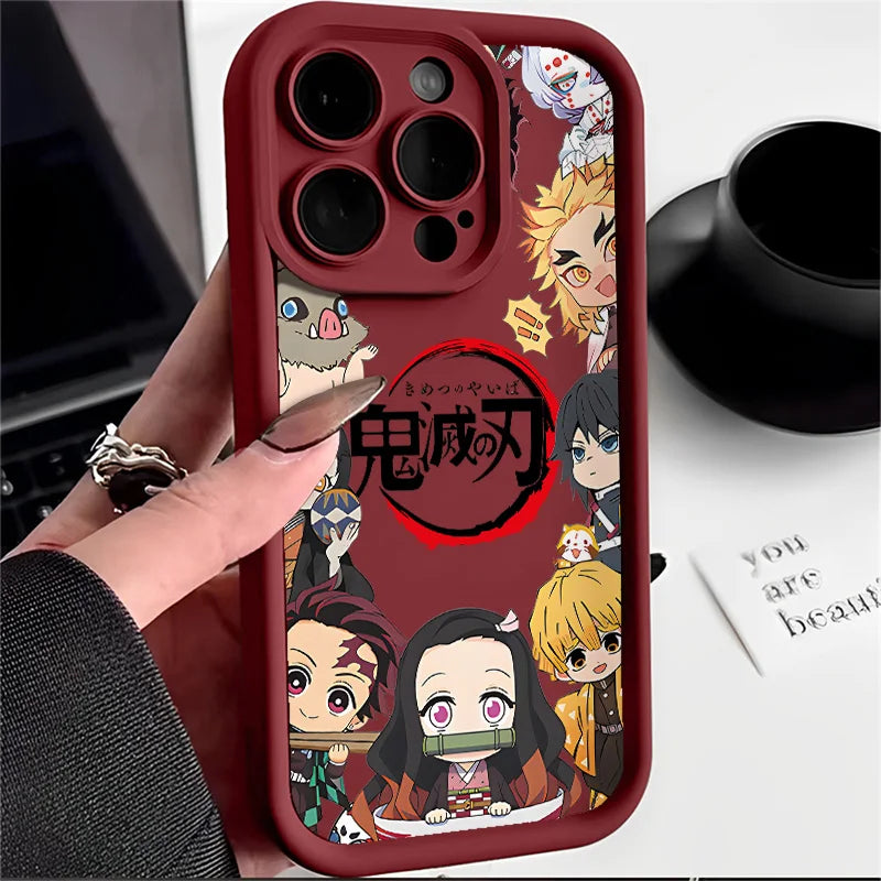 Demon Slayer coque chibi