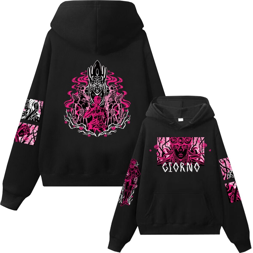 Jojo's Bizarre Adventure Pull à capuche Giorno Giovannna