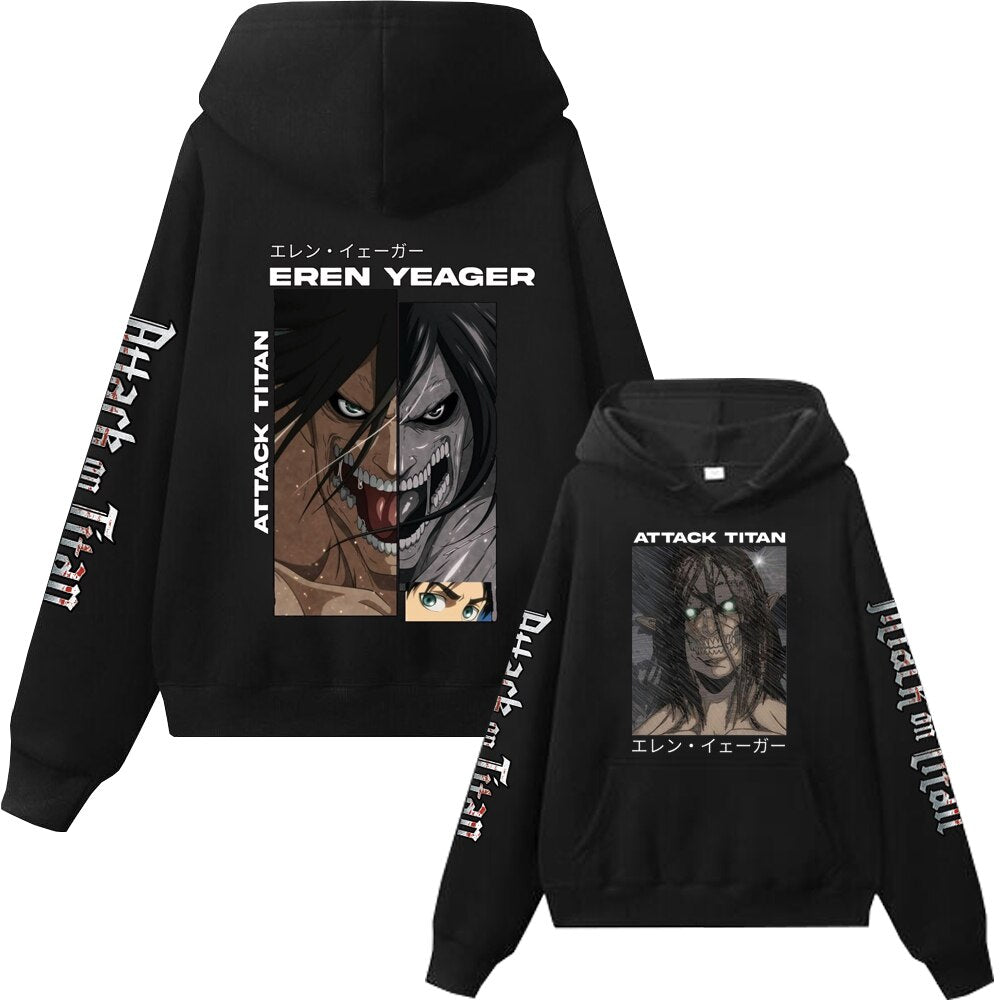 Hoodie Shingeki no Kyojin Eren Jäger