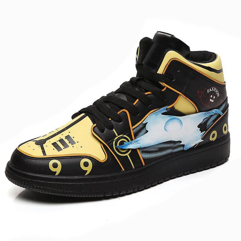 Naruto Kurama High Black Sneakers