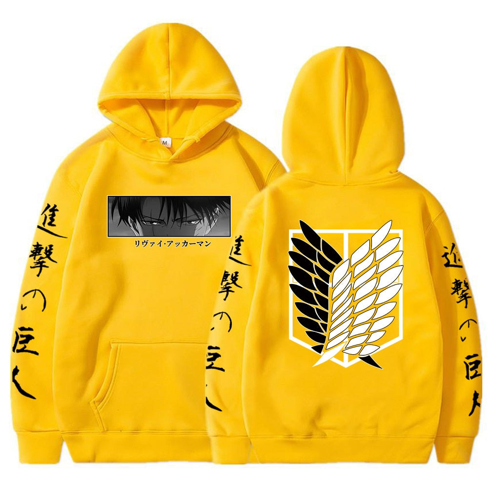 Hoodie Shingeki no Kyojin Livaï Ackerman Bataillon d'exploration