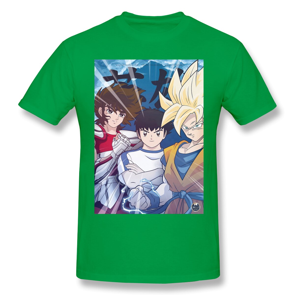 T-Shirt anime Captain Tsubasa Dragon Ball Z Saint Seiya