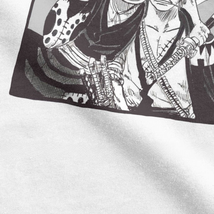 T-shirt One piece Zoro Luffy Wano Kuni