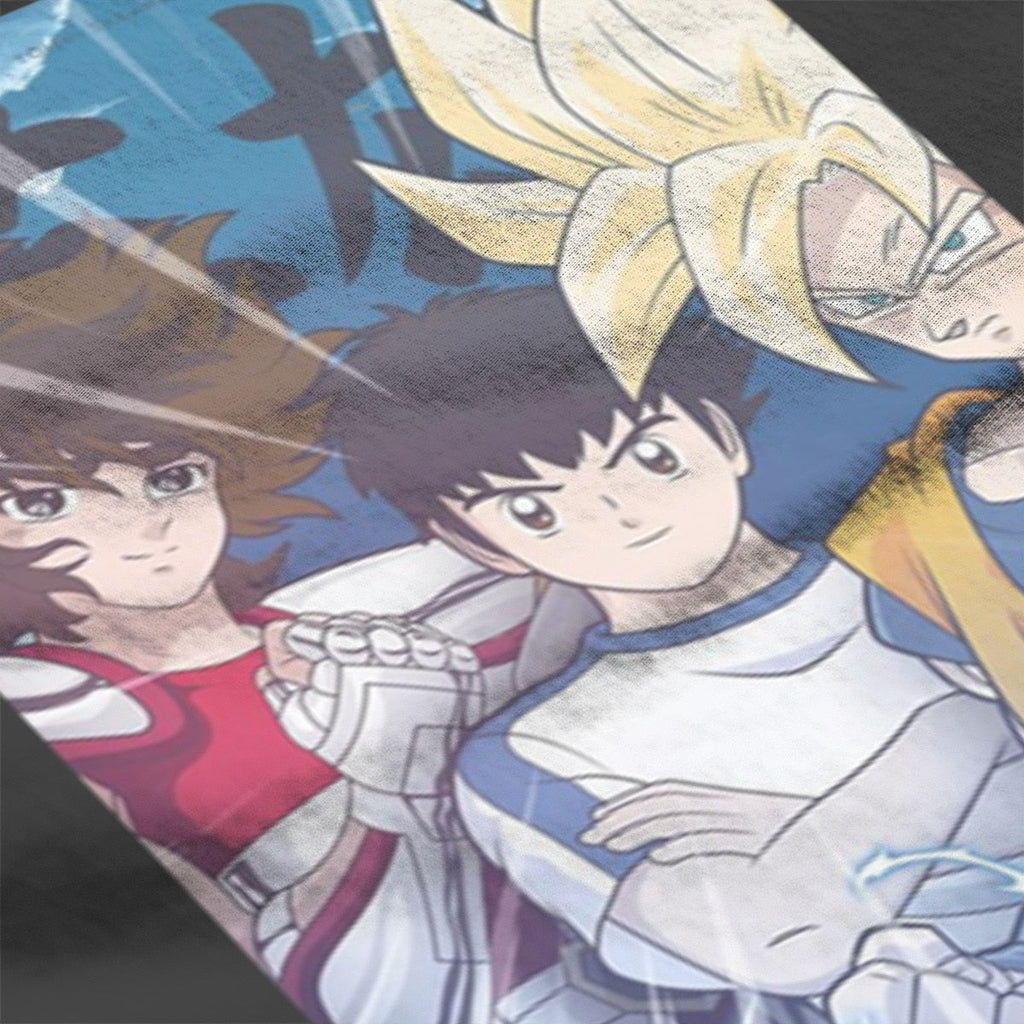 T-Shirt anime Captain Tsubasa Dragon Ball Z Saint Seiya