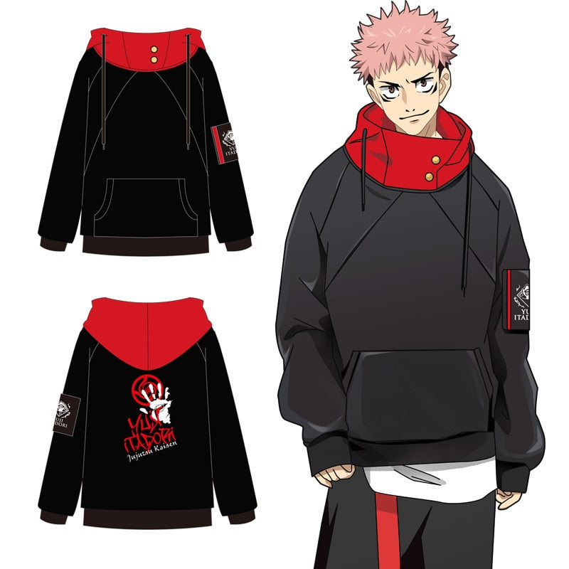 Hoodie Jujutsu Kaisen Yuji Itadori