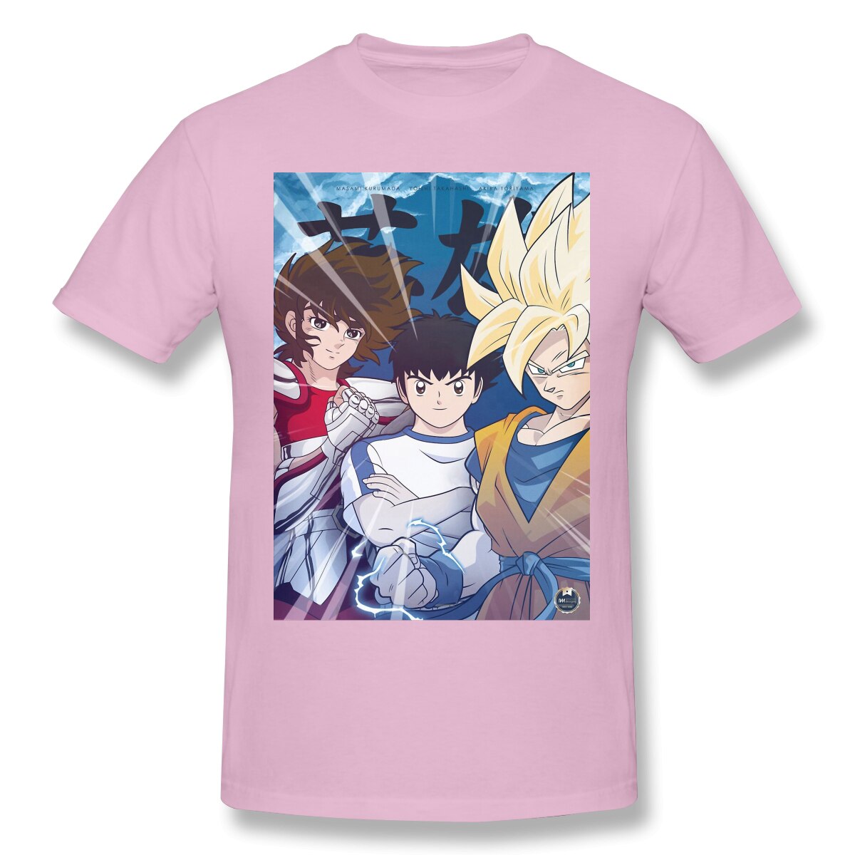 T-Shirt anime Captain Tsubasa Dragon Ball Z Saint Seiya