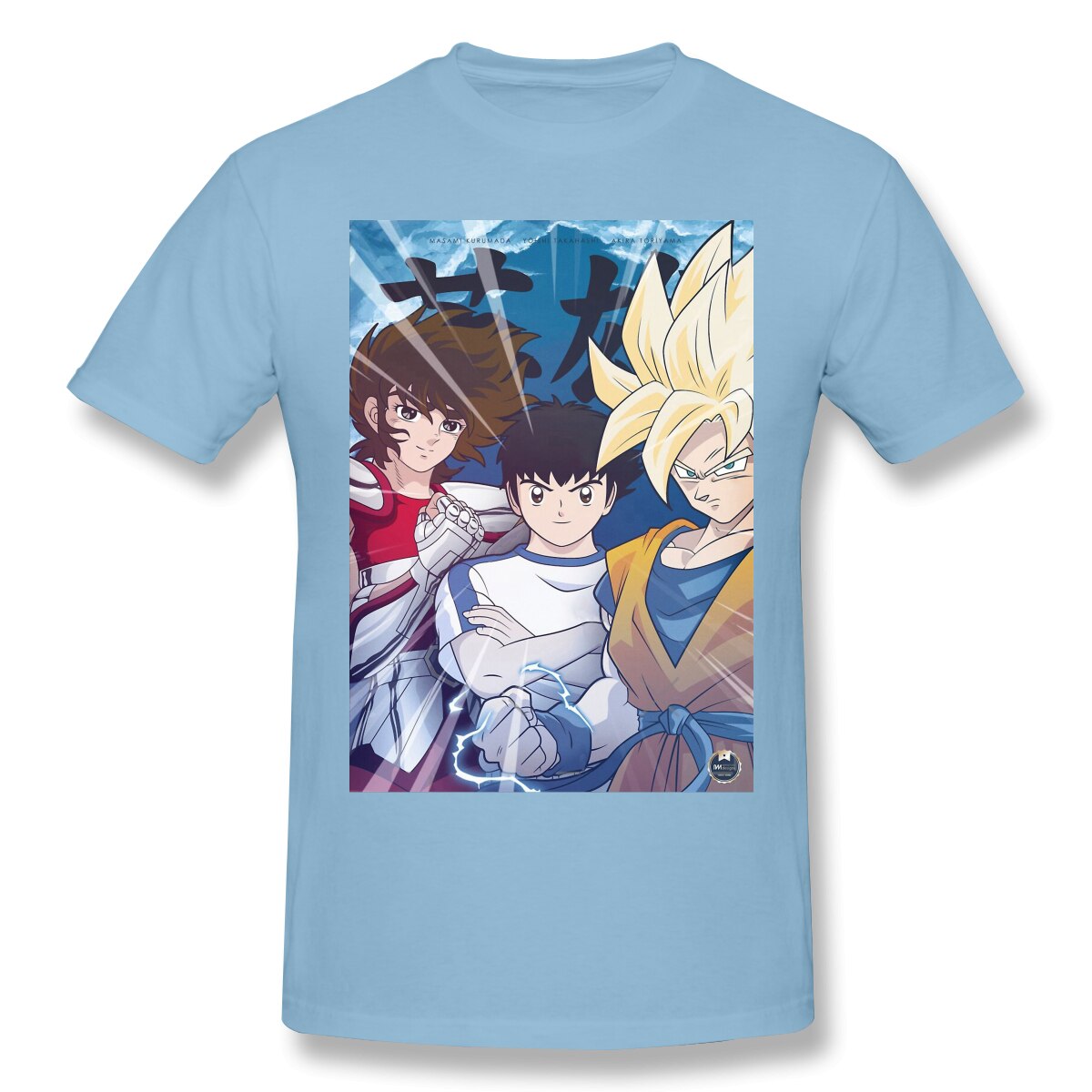 T-Shirt anime Captain Tsubasa Dragon Ball Z Saint Seiya