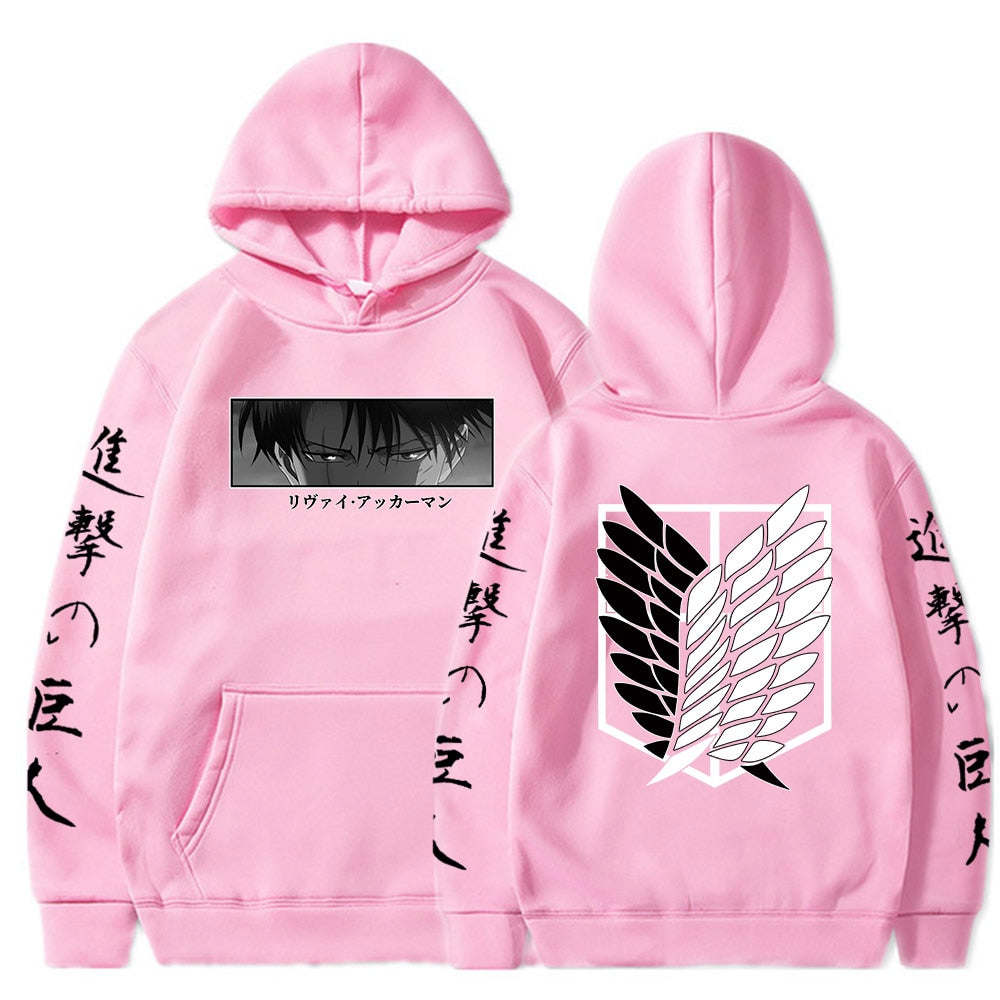 Hoodie Shingeki no Kyojin Livaï Ackerman Bataillon d'exploration