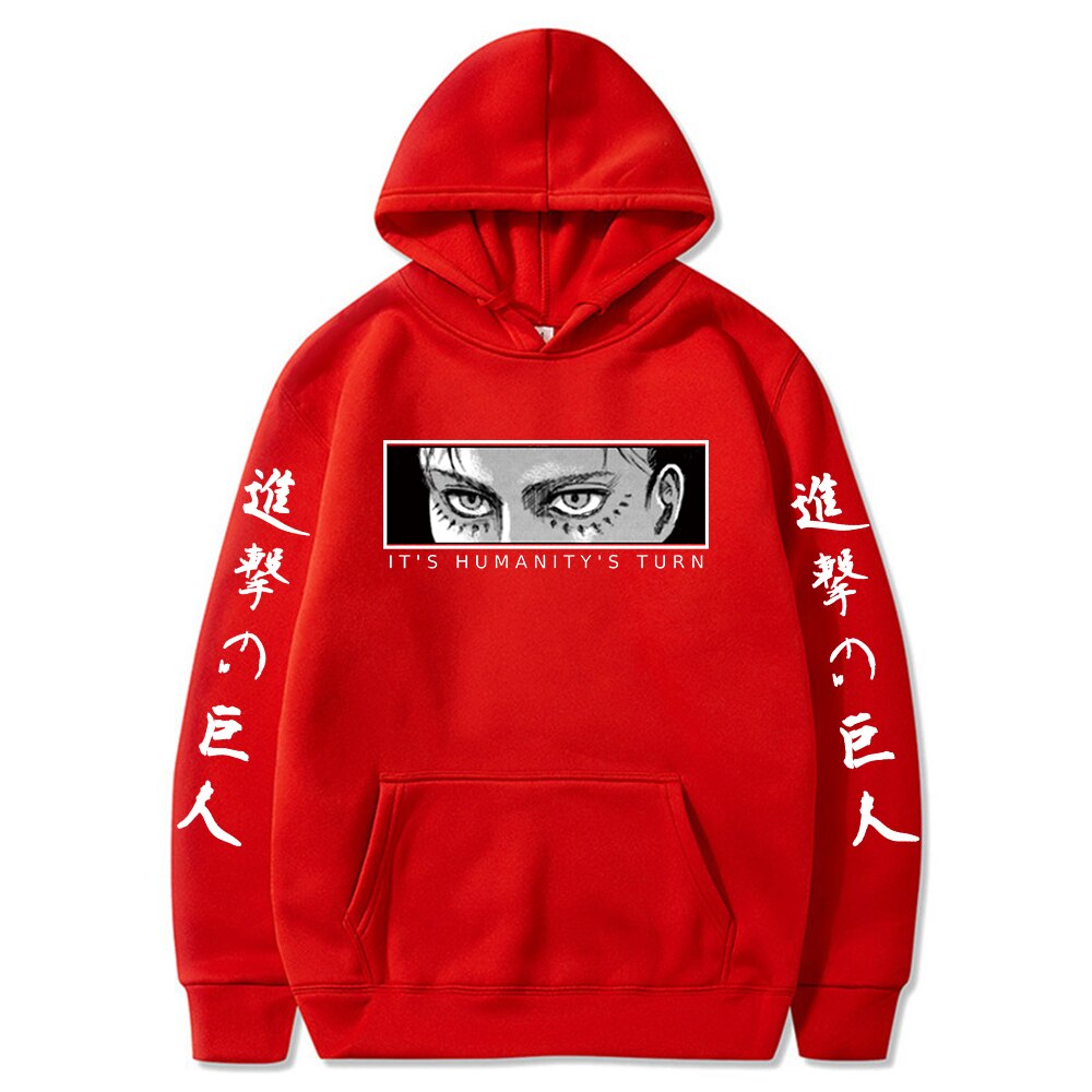 Hoodie Shingeki no Kyojin Eren Jaeger