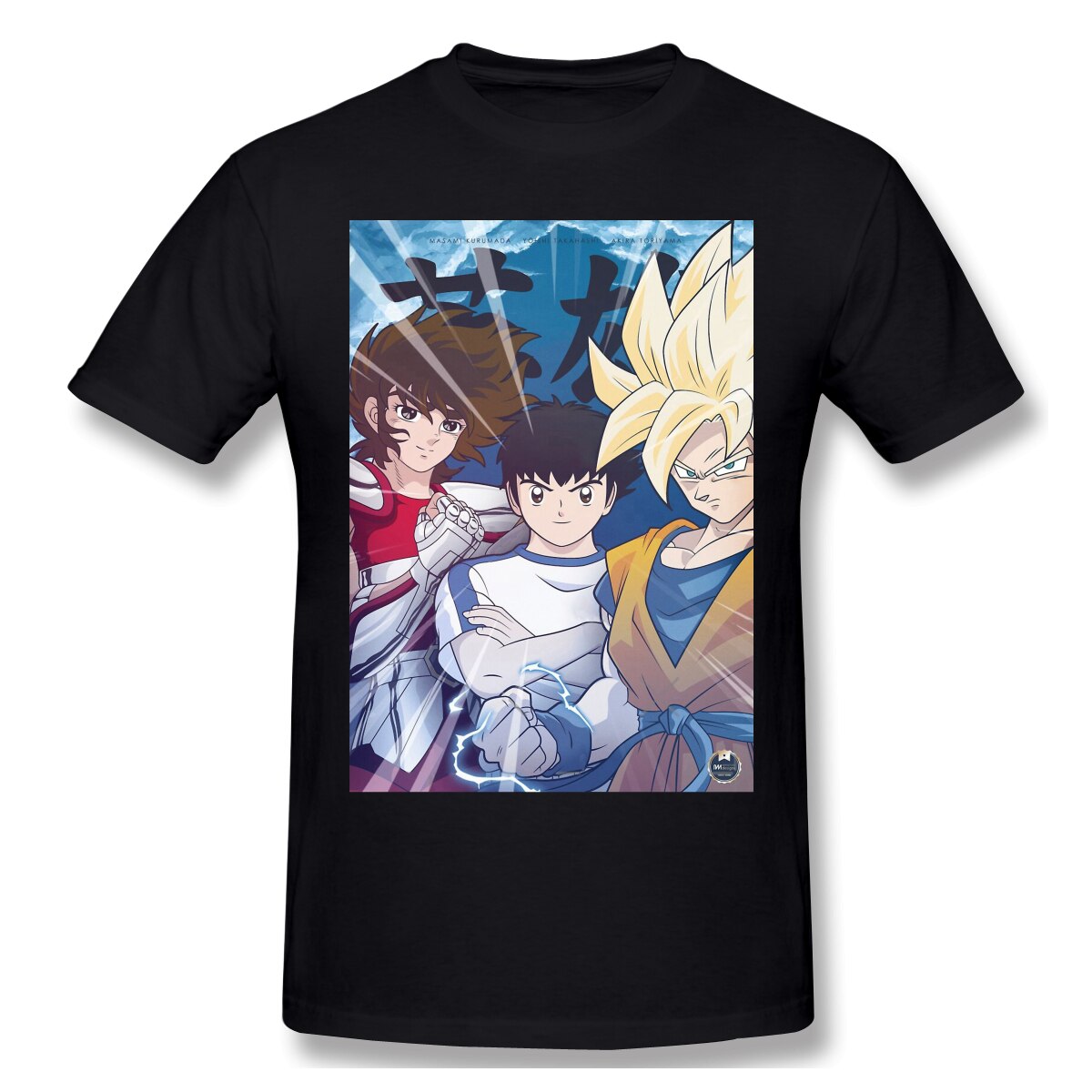 T-Shirt anime Captain Tsubasa Dragon Ball Z Saint Seiya