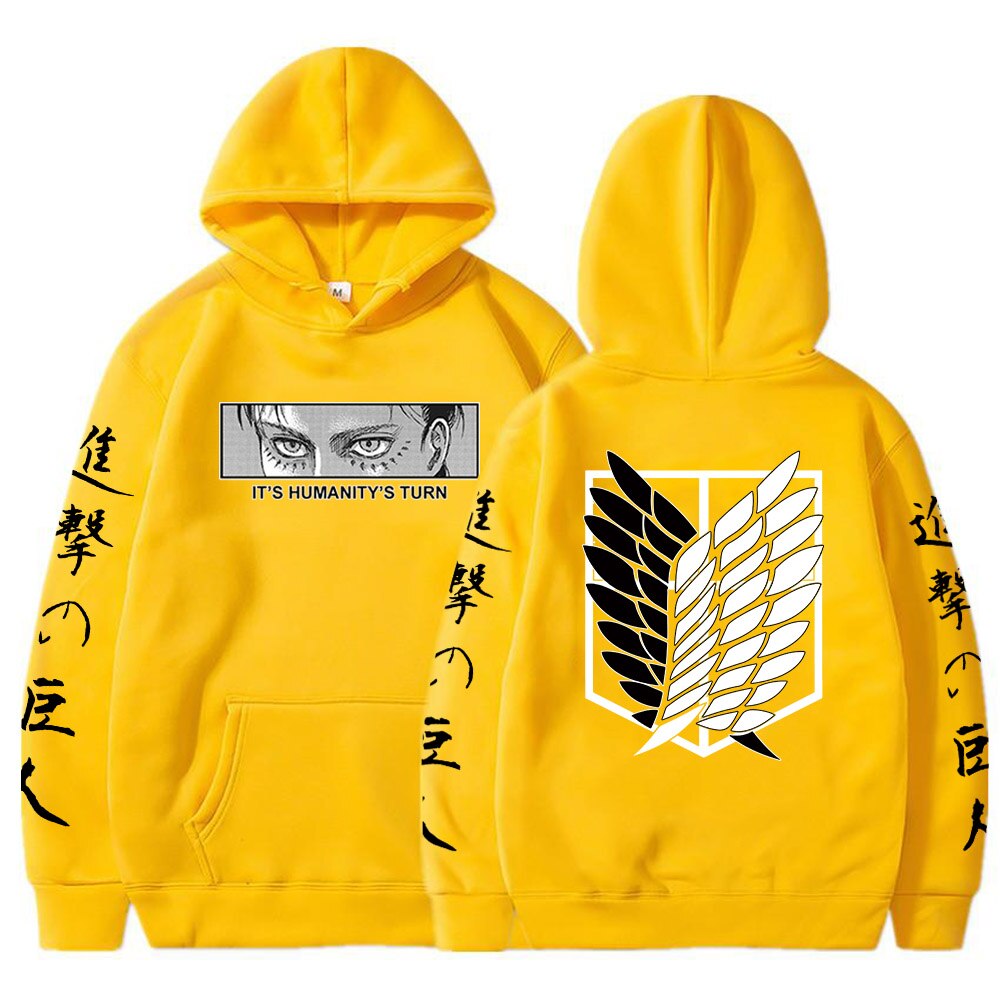 Hoodie Shingeki no Kyojin Eren Bataillon d'exploration
