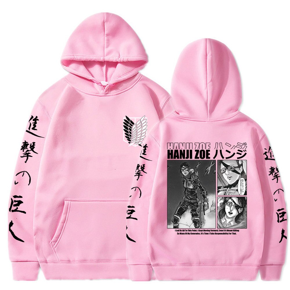 Hoodie Shingeki no Kyojin Hanji Zoe Bataillon d'exploration