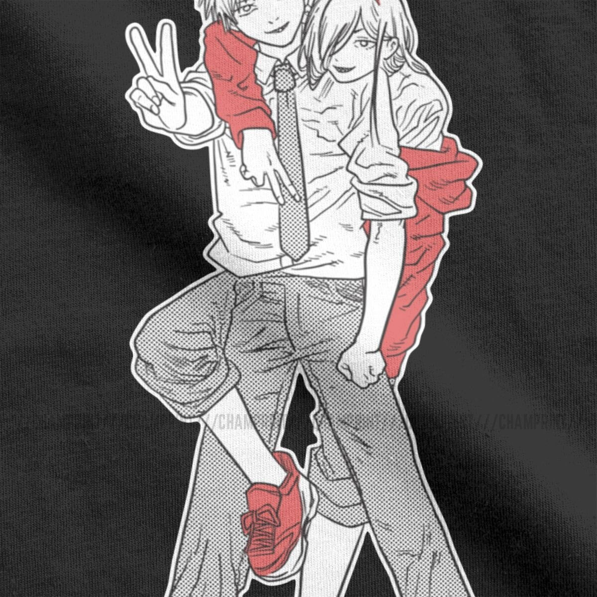 Chainsaw Man Denji and Power T-Shirt