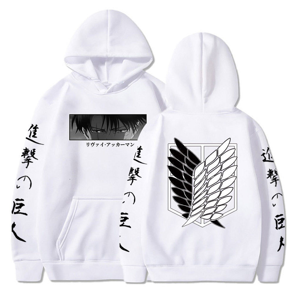 Hoodie Shingeki no Kyojin Livaï Ackerman Bataillon d'exploration