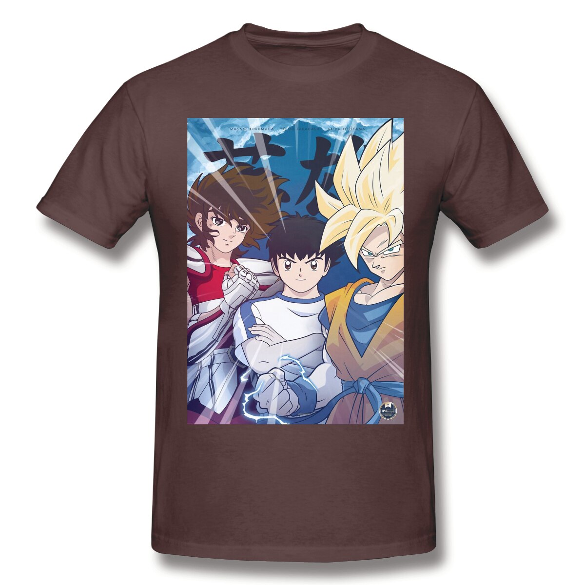 T-Shirt anime Captain Tsubasa Dragon Ball Z Saint Seiya