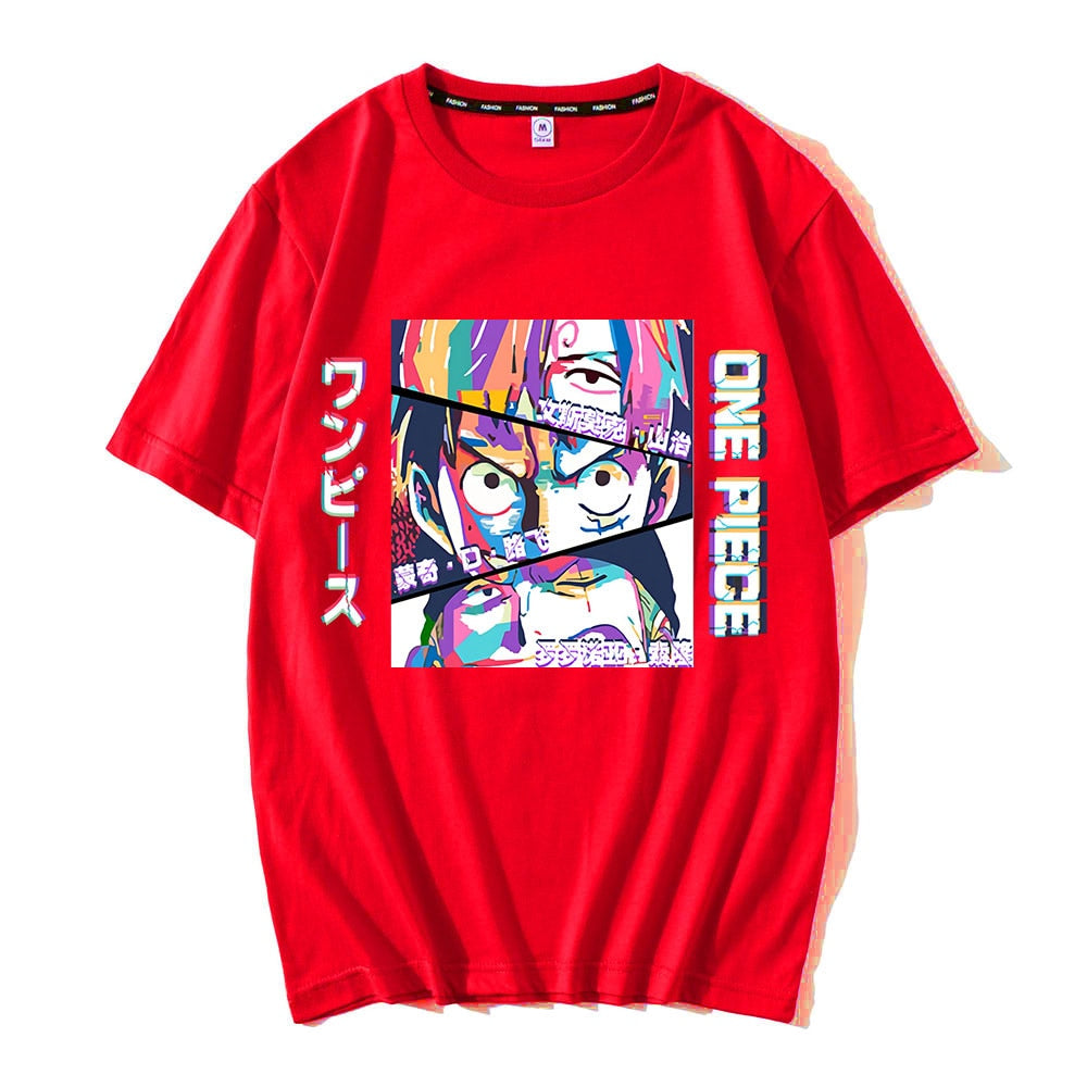 T-shirt One Piece Sanji Luffy Zoro