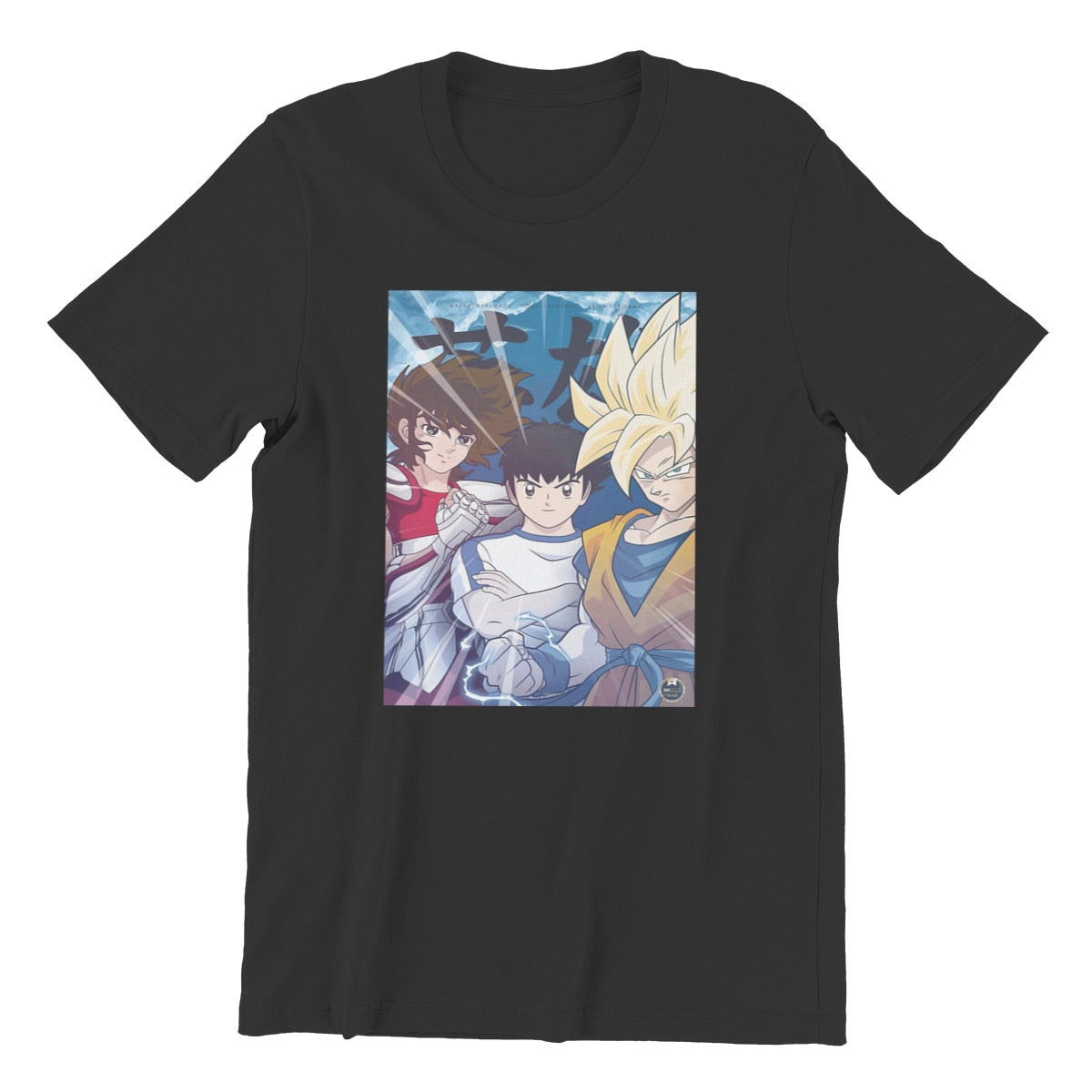 T-Shirt anime Captain Tsubasa Dragon Ball Z Saint Seiya
