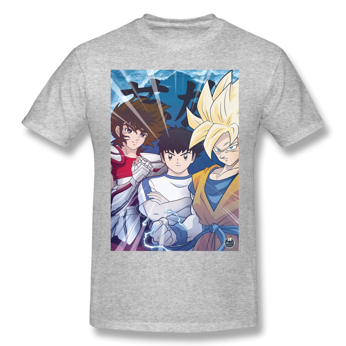 T-Shirt anime Captain Tsubasa Dragon Ball Z Saint Seiya