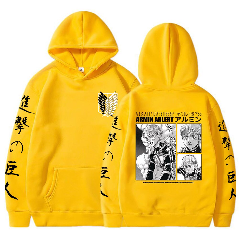 Hoodie Shingeki no Kyojin Armin Arlert Bataillon d'exploration