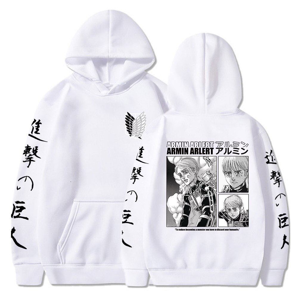 Hoodie Shingeki no Kyojin Armin Arlert Bataillon d'exploration