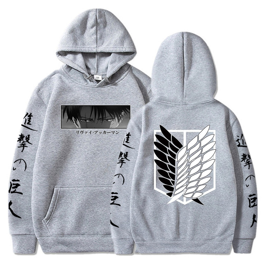 Hoodie Shingeki no Kyojin Livaï Ackerman Bataillon d'exploration