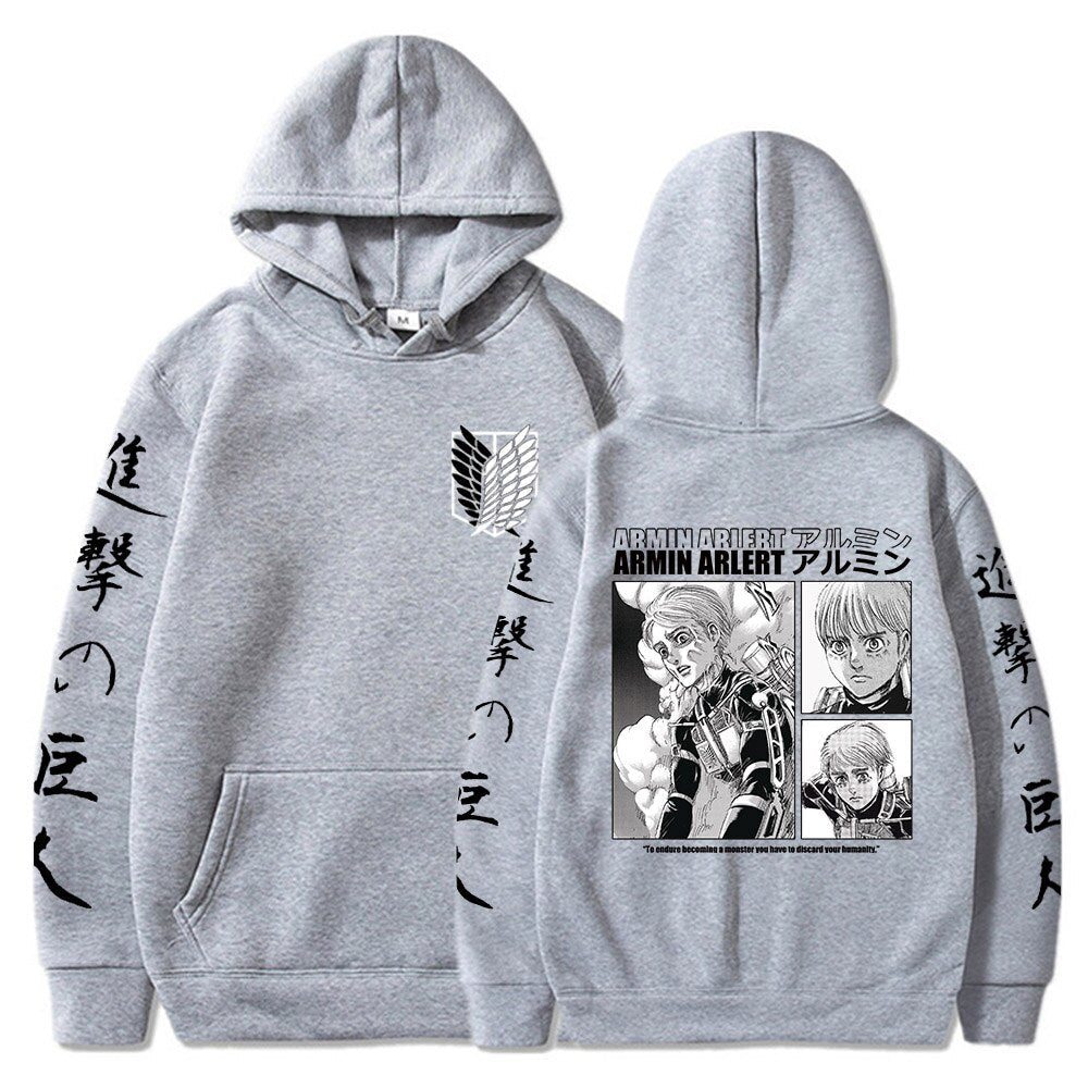 Hoodie Shingeki no Kyojin Armin Arlert Bataillon d'exploration