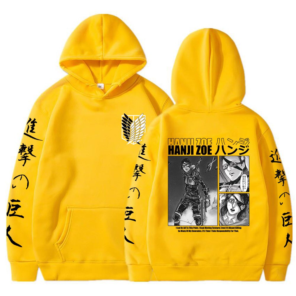 Hoodie Shingeki no Kyojin Hanji Zoe Bataillon d'exploration