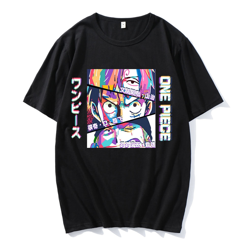 T-shirt One Piece Sanji Luffy Zoro