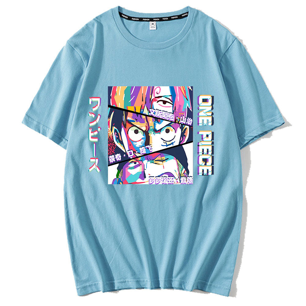 T-shirt One Piece Sanji Luffy Zoro