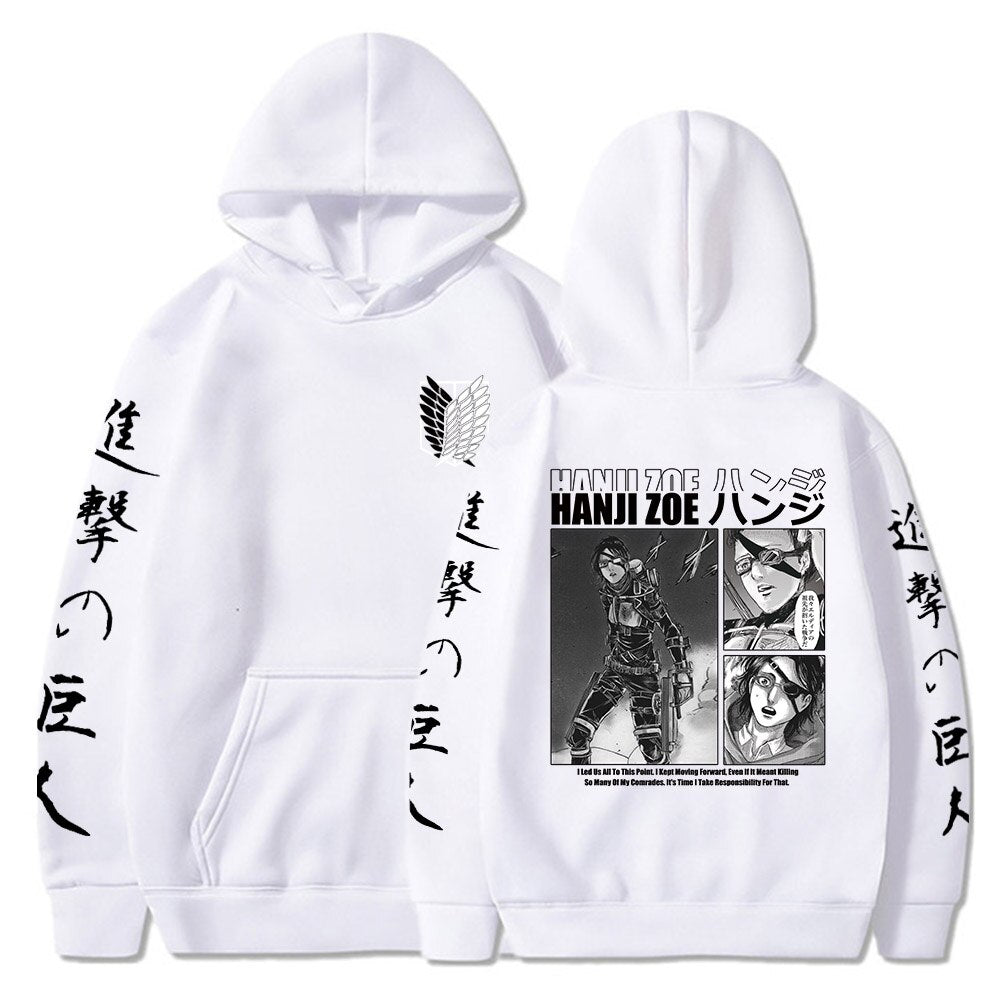 Hoodie Shingeki no Kyojin Hanji Zoe Bataillon d'exploration