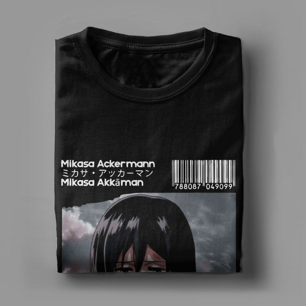 T-shirt Shingeki no Kyojin Mikasa Ackerman