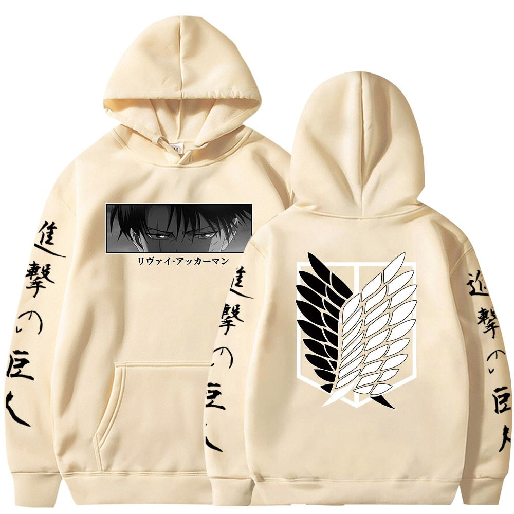 Hoodie Shingeki no Kyojin Livaï Ackerman Bataillon d'exploration