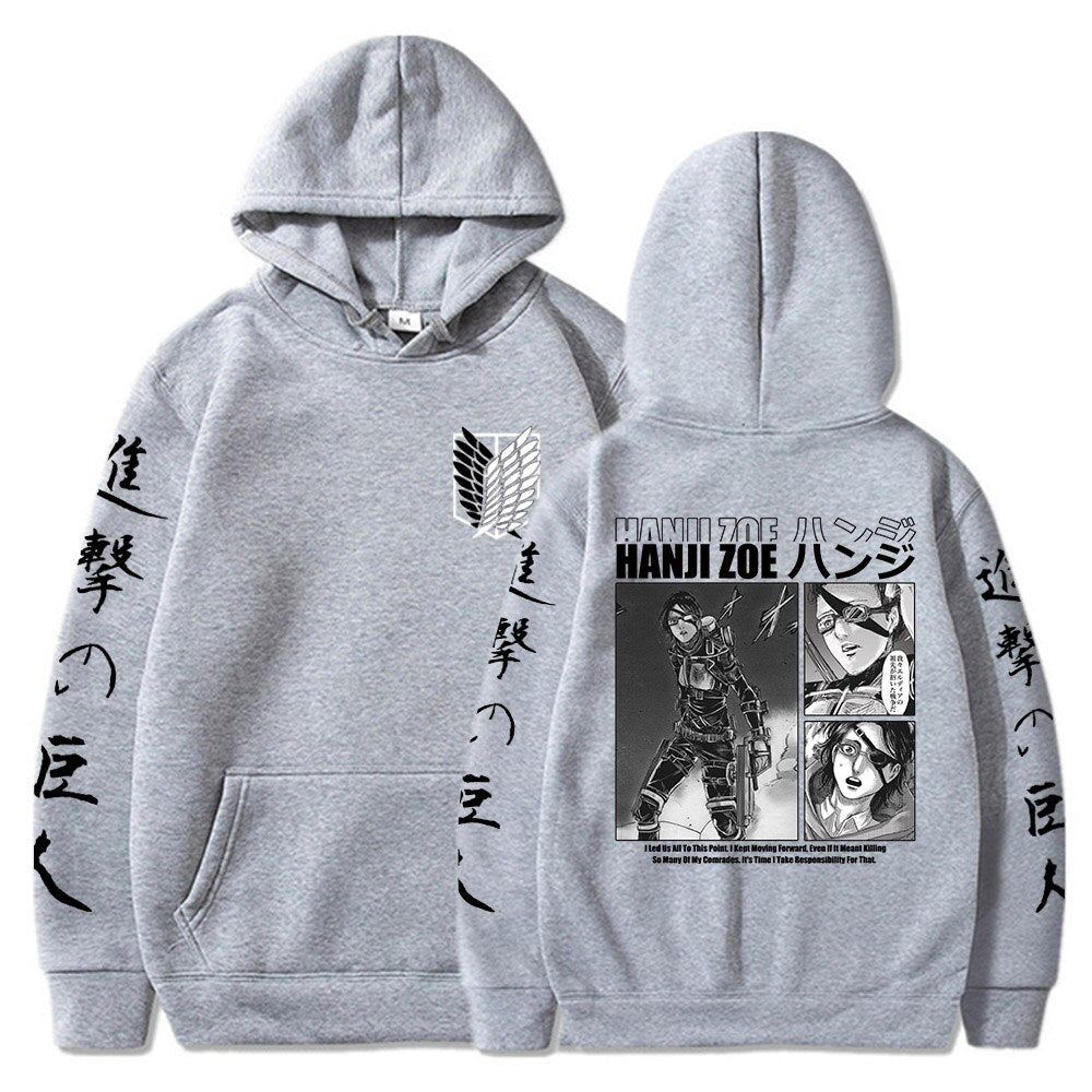 Hoodie Shingeki no Kyojin Hanji Zoe Bataillon d'exploration