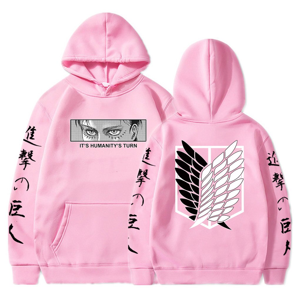 Hoodie Shingeki no Kyojin Eren Bataillon d'exploration