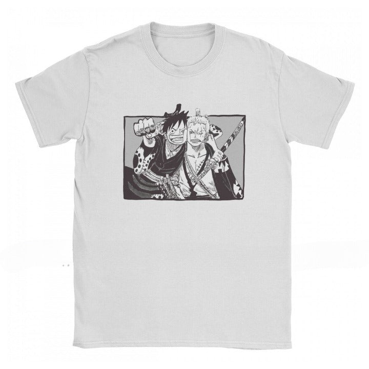 T-shirt One piece Zoro Luffy Wano Kuni