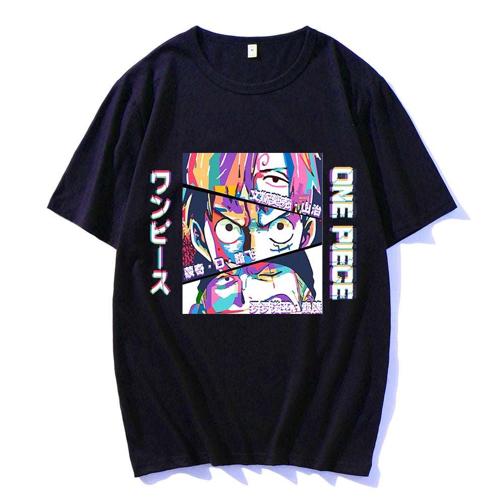 T-shirt One Piece Sanji Luffy Zoro