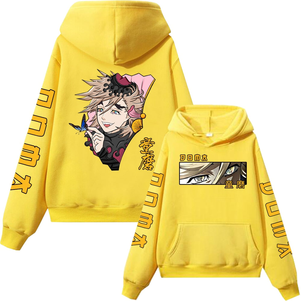 Demon Slayer Upper Moons Two Douma Anime Hoodie