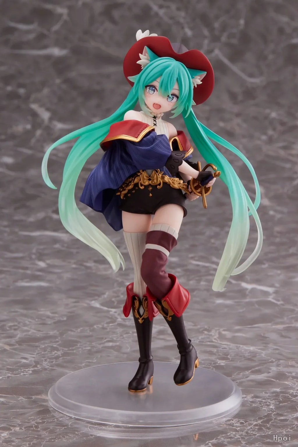Hatsune Miku Figurine Miku Puss in Boots Fairy Tale Wonderland