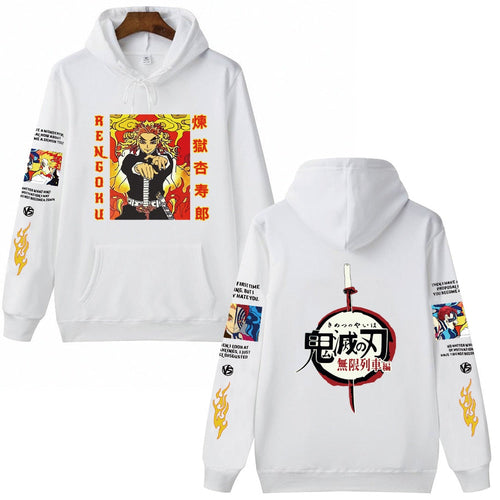 Anime Hoodie Demon Slayer Rengoku Kyoujuro