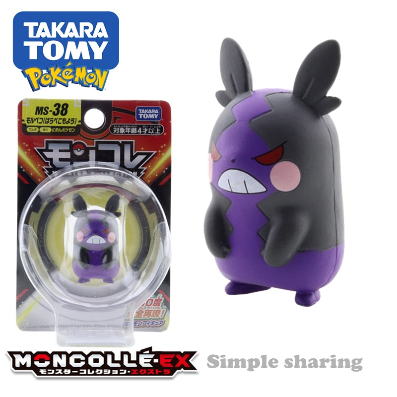 Takara Tomy Tomica Pokemon Pocket Monsters Moncolle MS-41 DragapultMS-35 Cinderace 3-5cm Mini Resin Anime Figure Toys