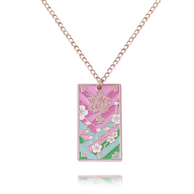 Demon Slayer Collier pendentif métal anime