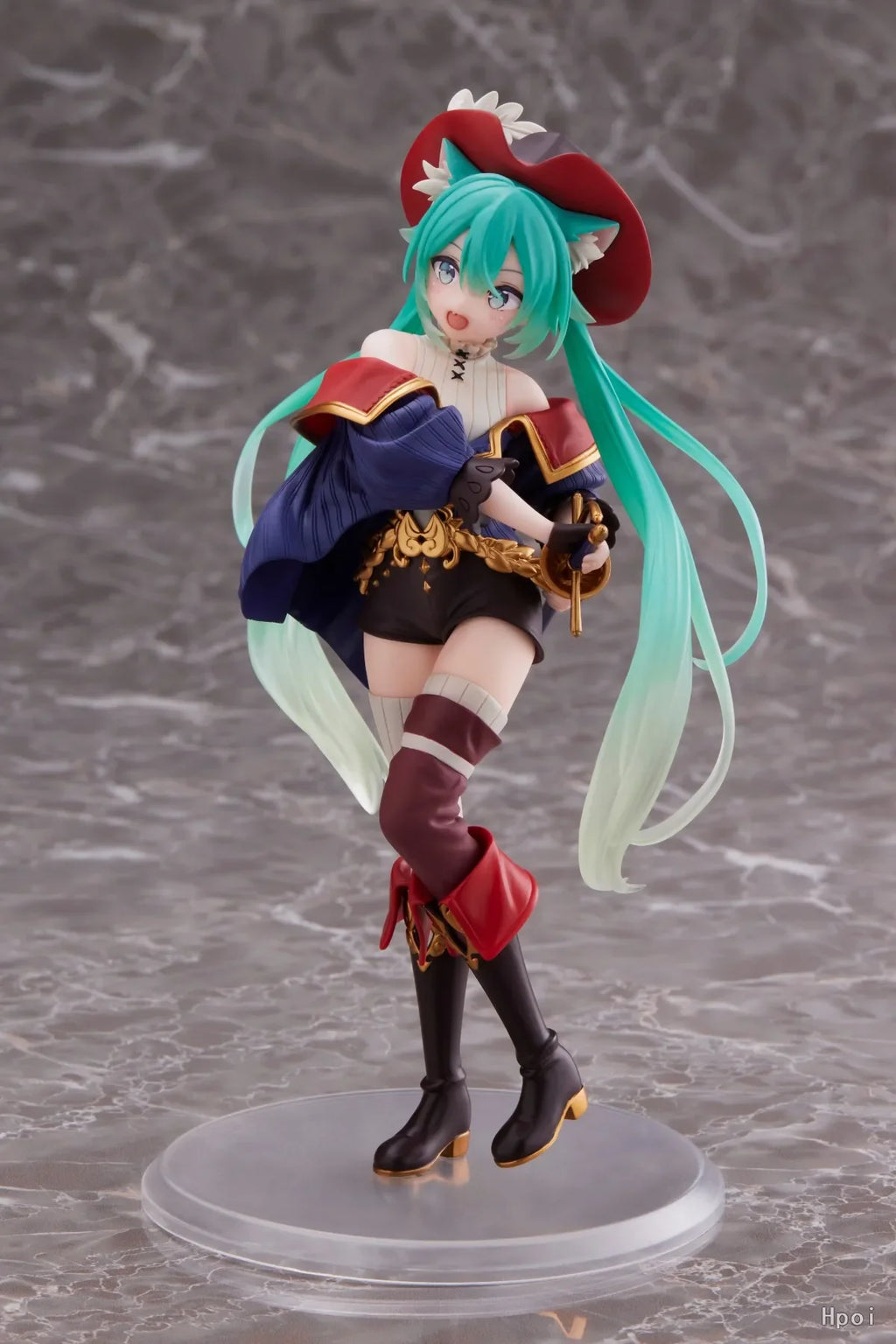 Hatsune Miku Figurine Miku Puss in Boots Fairy Tale Wonderland