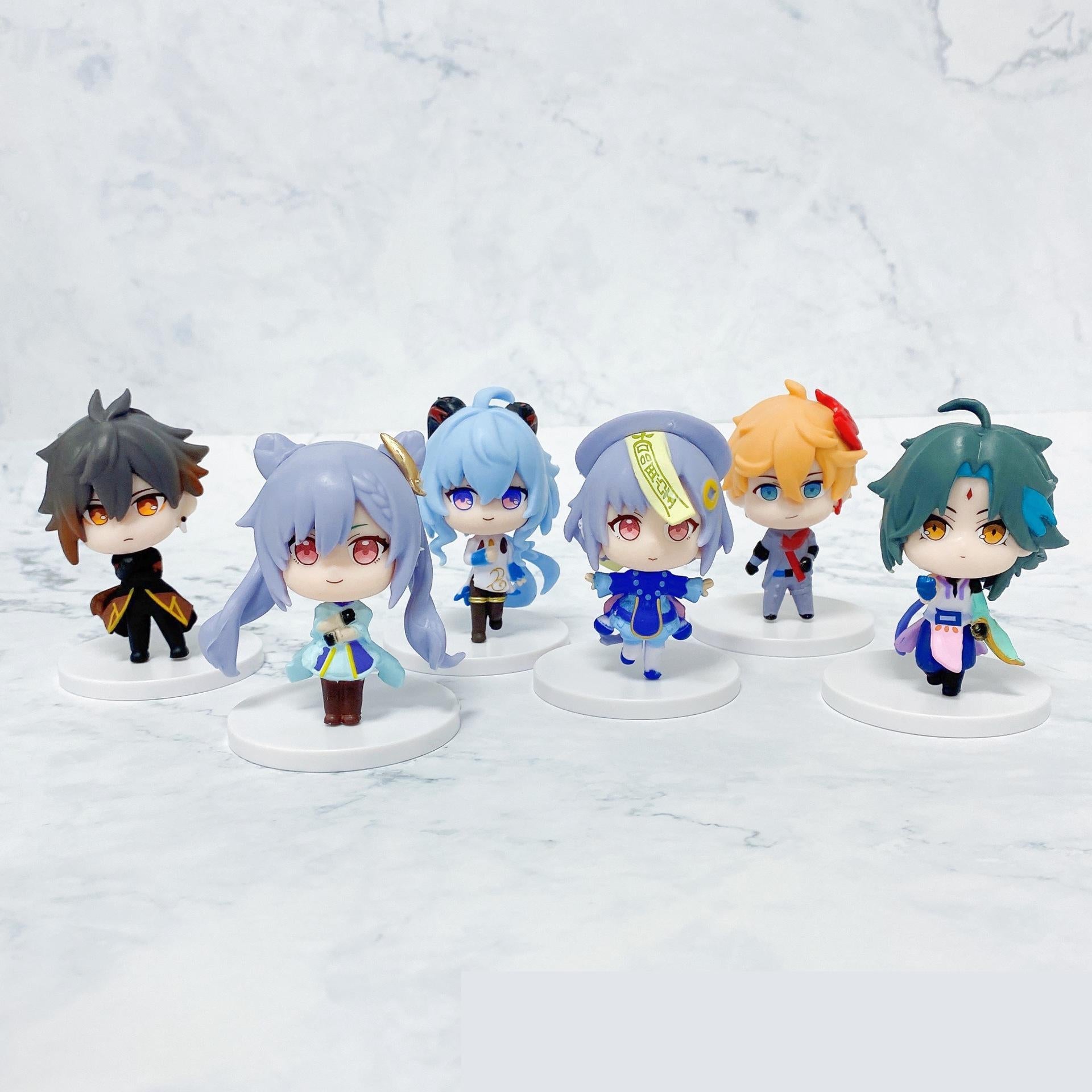 Genshin Impact mini Figurine set