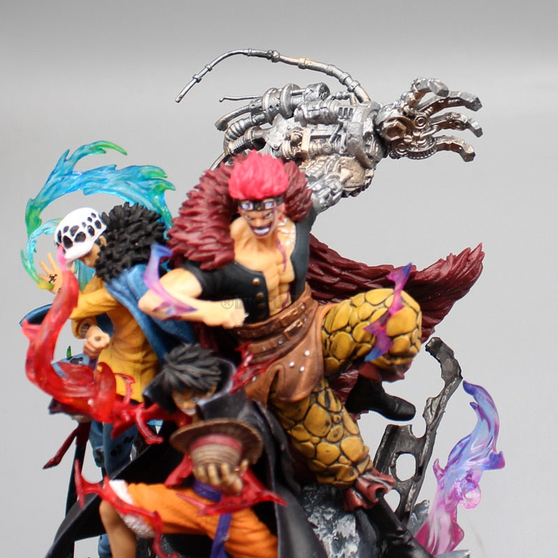 One Piece Figurine Three Captain Kid Law Luffy