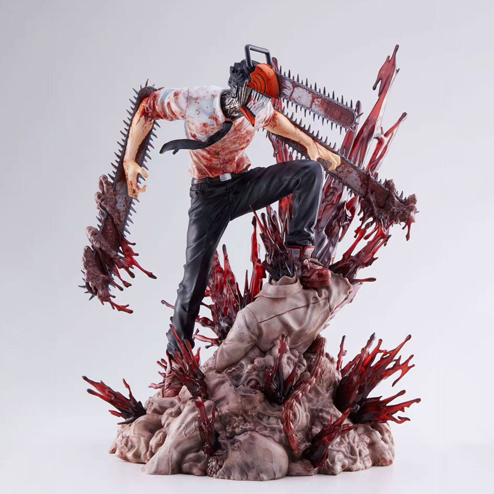 Chainsaw Man Figurine Denji Chainsaw Resin Statue 1/7