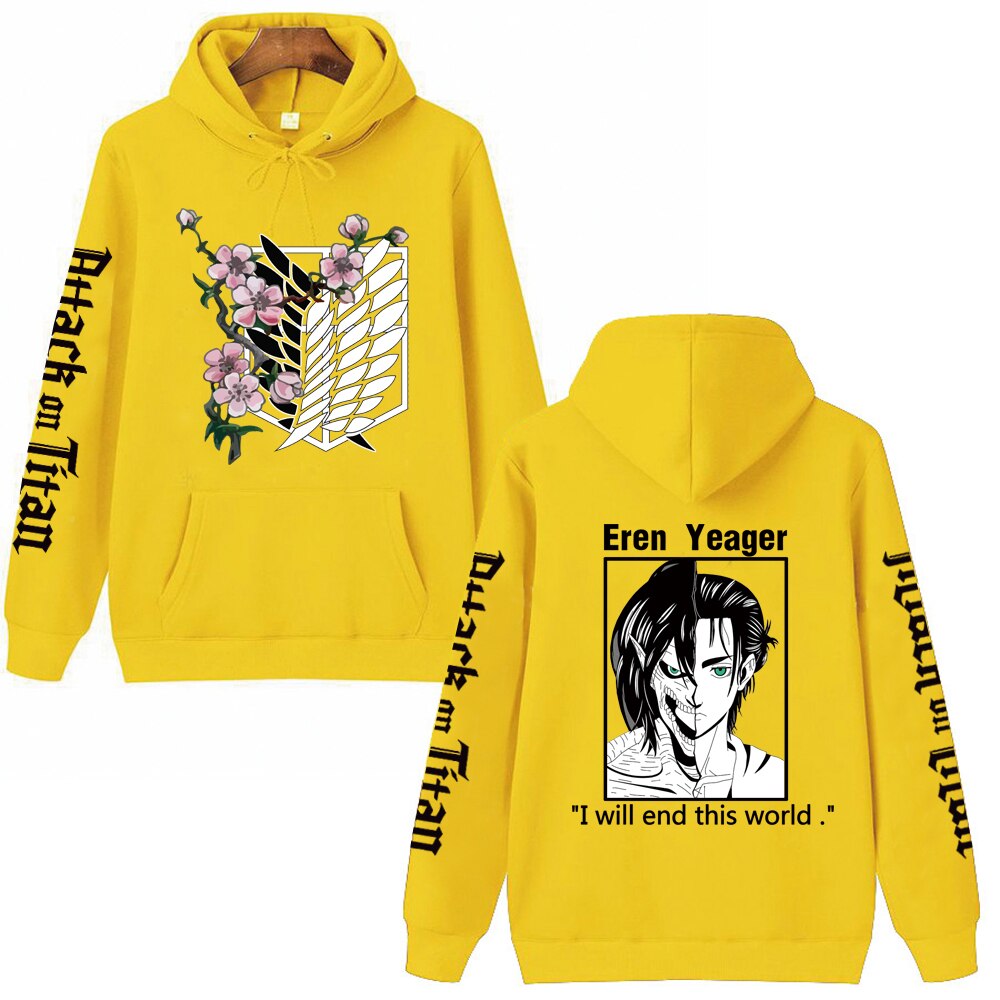 Hoodie Shingeki no Kyojin Eren Jäger Titan Assaillant