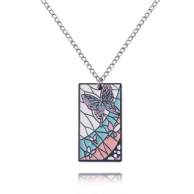 Demon Slayer Collier pendentif métal anime