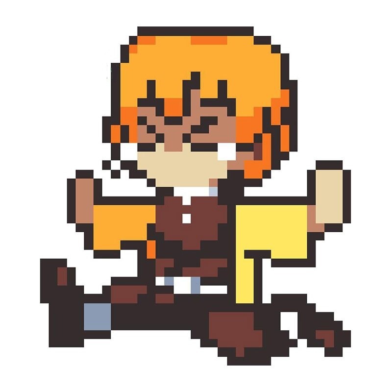 Demon Slayer Pixels Stickers Zenitsu Agatsuma