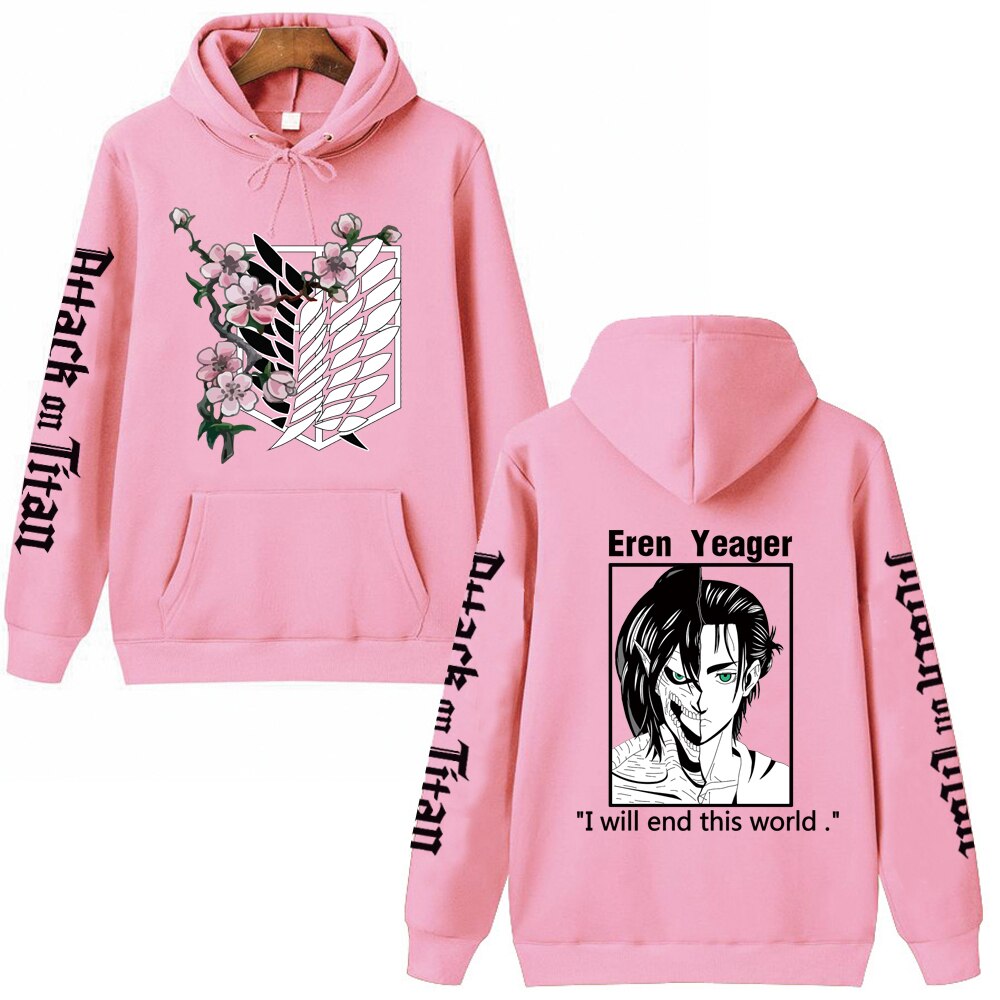 Hoodie Shingeki no Kyojin Eren Jäger Titan Assaillant